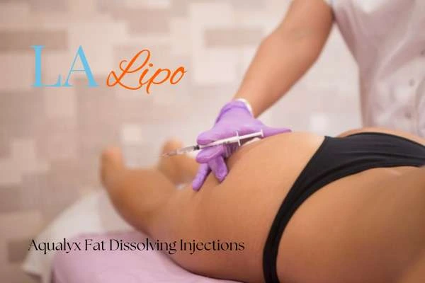 Woman having fat dissolving injections Billericay on thighs