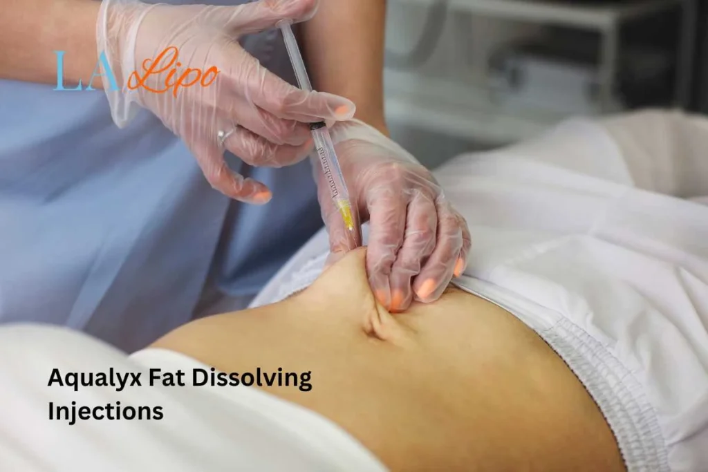 woman having fat dissolving injections Billericay in the stomach