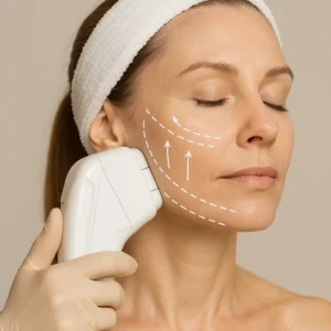 Woman having HI-FU to reduce wrinkles call LA LIPO Billericay Now!