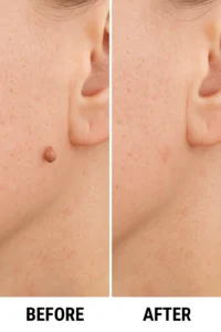 Skin tags removal Billericay before and after