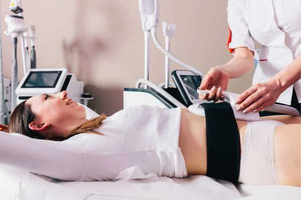 woman having body sculpting to help improve her body image and her mental health Billericay